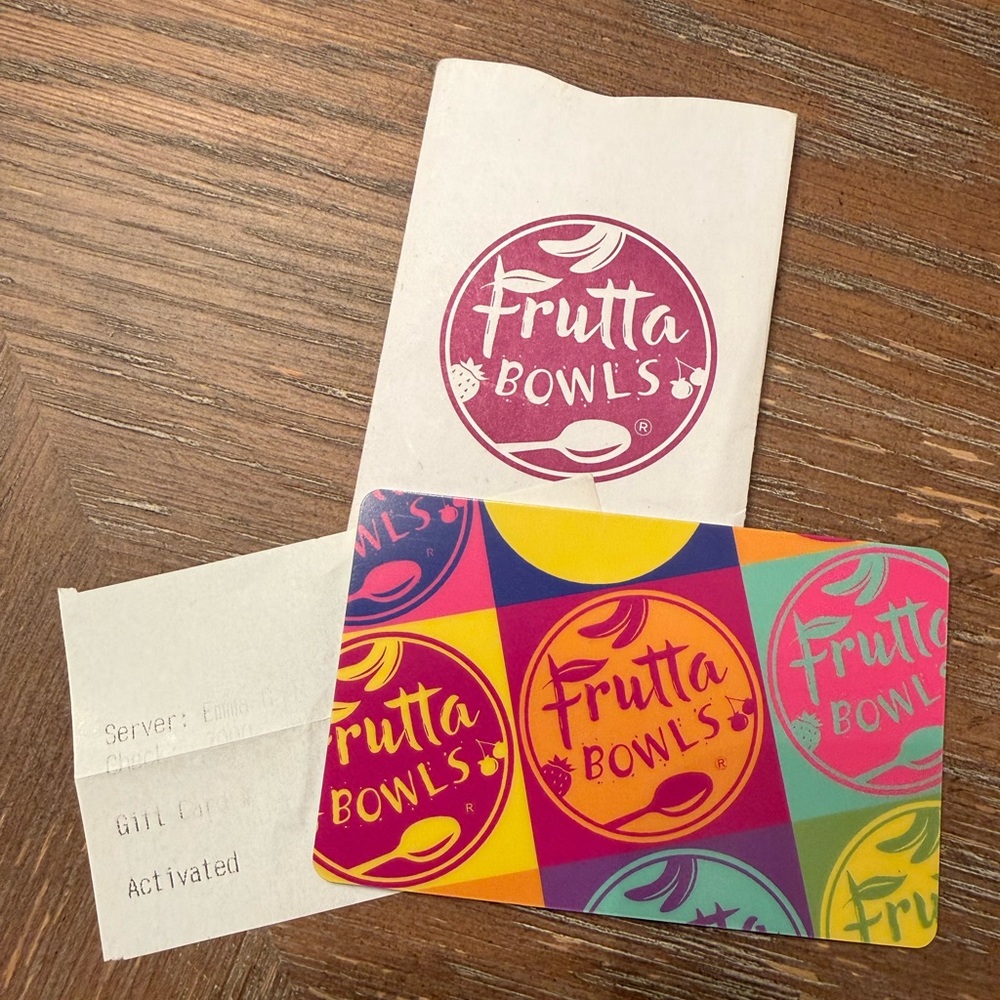 Frutta Bowls Gift Card